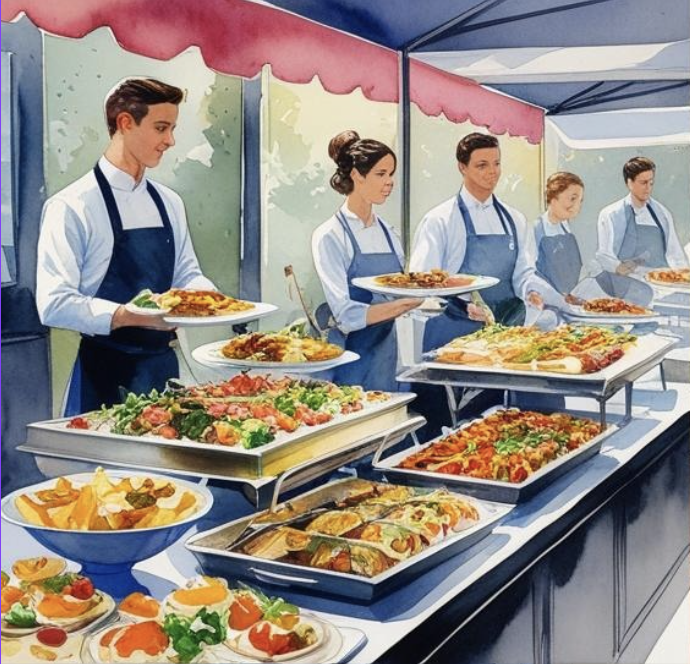 Chef à l’œuvre, cuisine créative